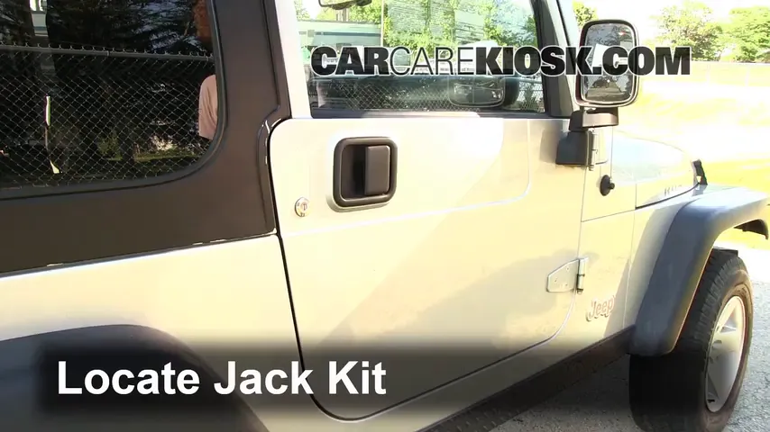 2004 Jeep Wrangler Rubicon 4.0L 6 Cyl. Jack Up Car